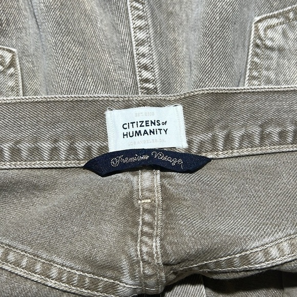 CITIZENS OF HUMANITY Jolene High-Rise Straight Cropped Jeans Ponytail - Picture 7 of 13